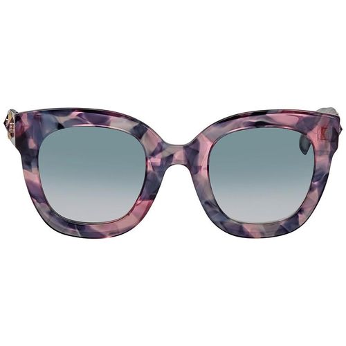 Kính Mát Gucci Blue Grey Gradient Cat Eye Ladies Sunglasses GG0208S 004 49-4